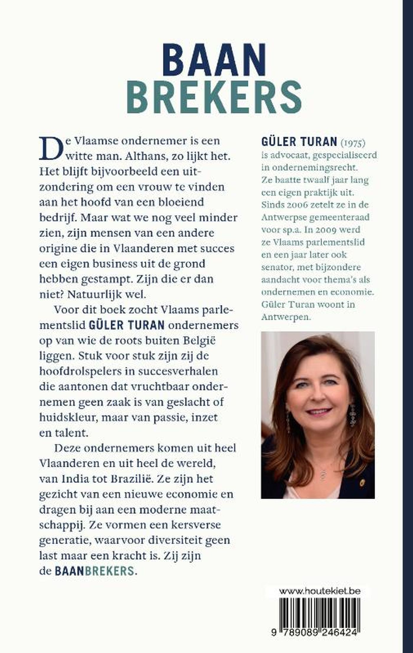 Achterkant van Baanbrekers
