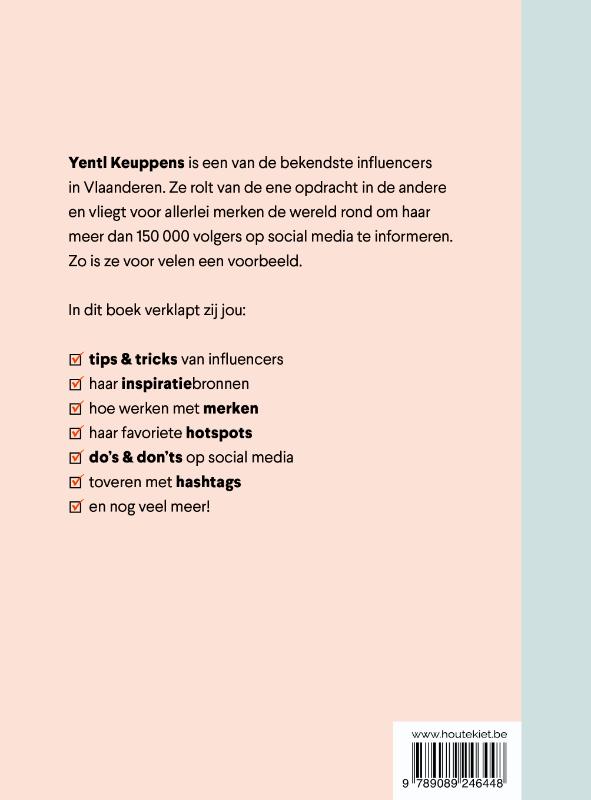 Achterkant van On just my own line