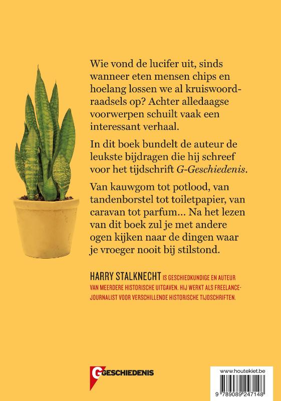 Achterkant van Een kleine geschiedenis van alledaagse dingen