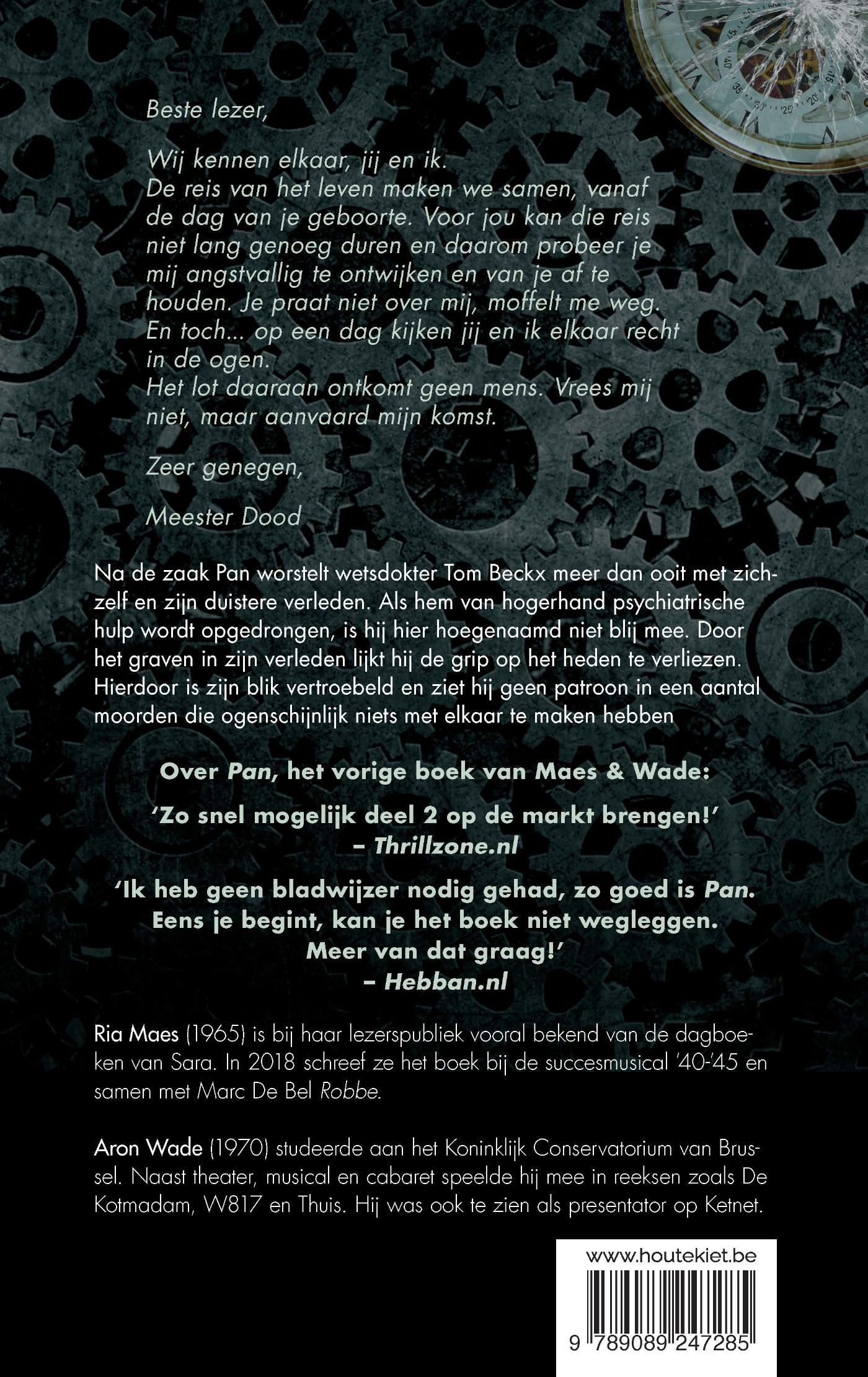 Achterkant van Meester Dood