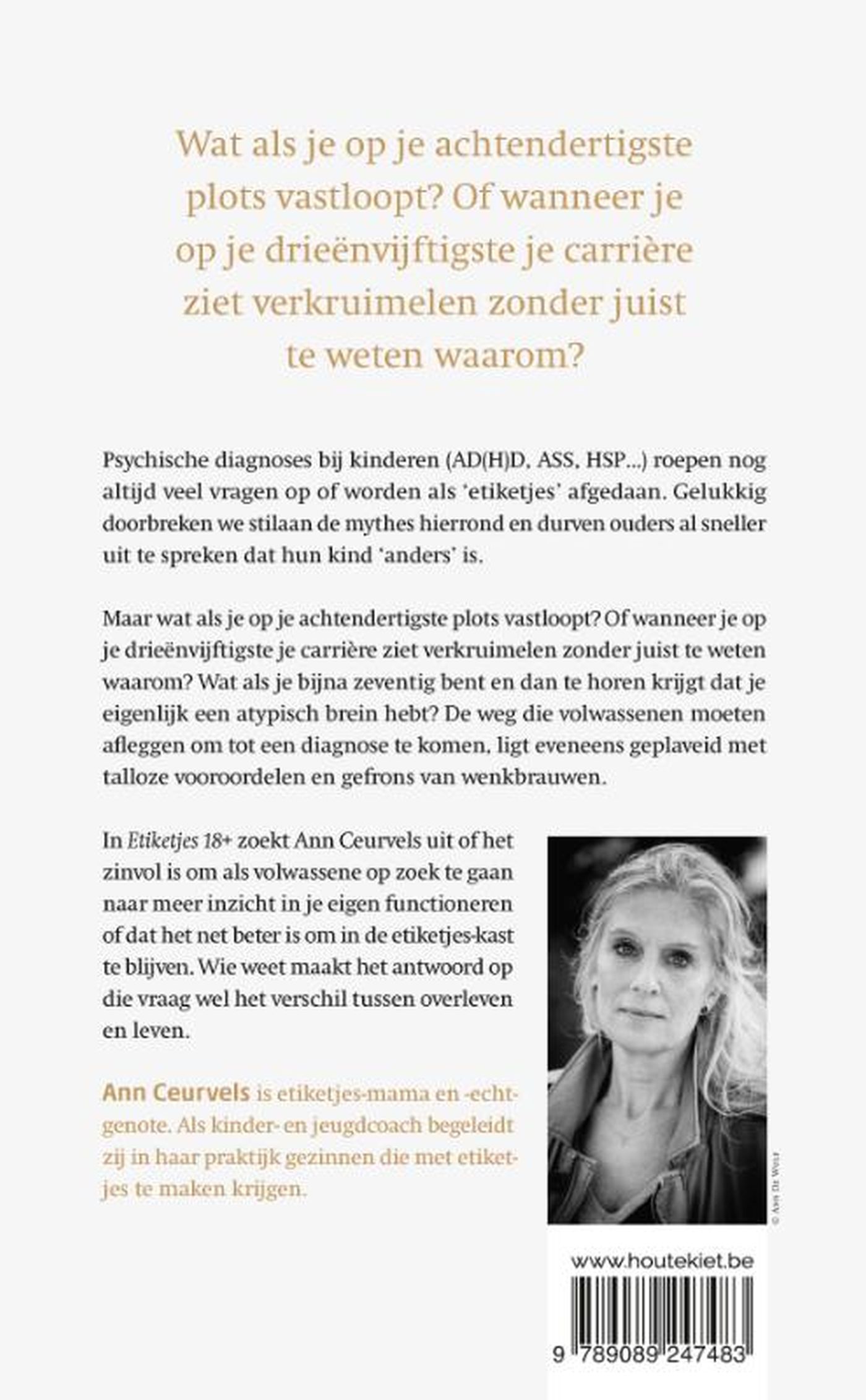 Achterkant van Etiketjes 18+