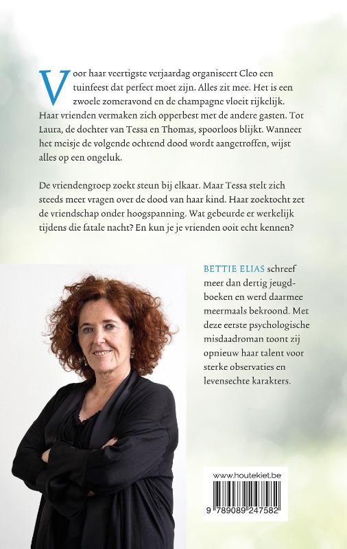 Achterkant van Het tuinfeest