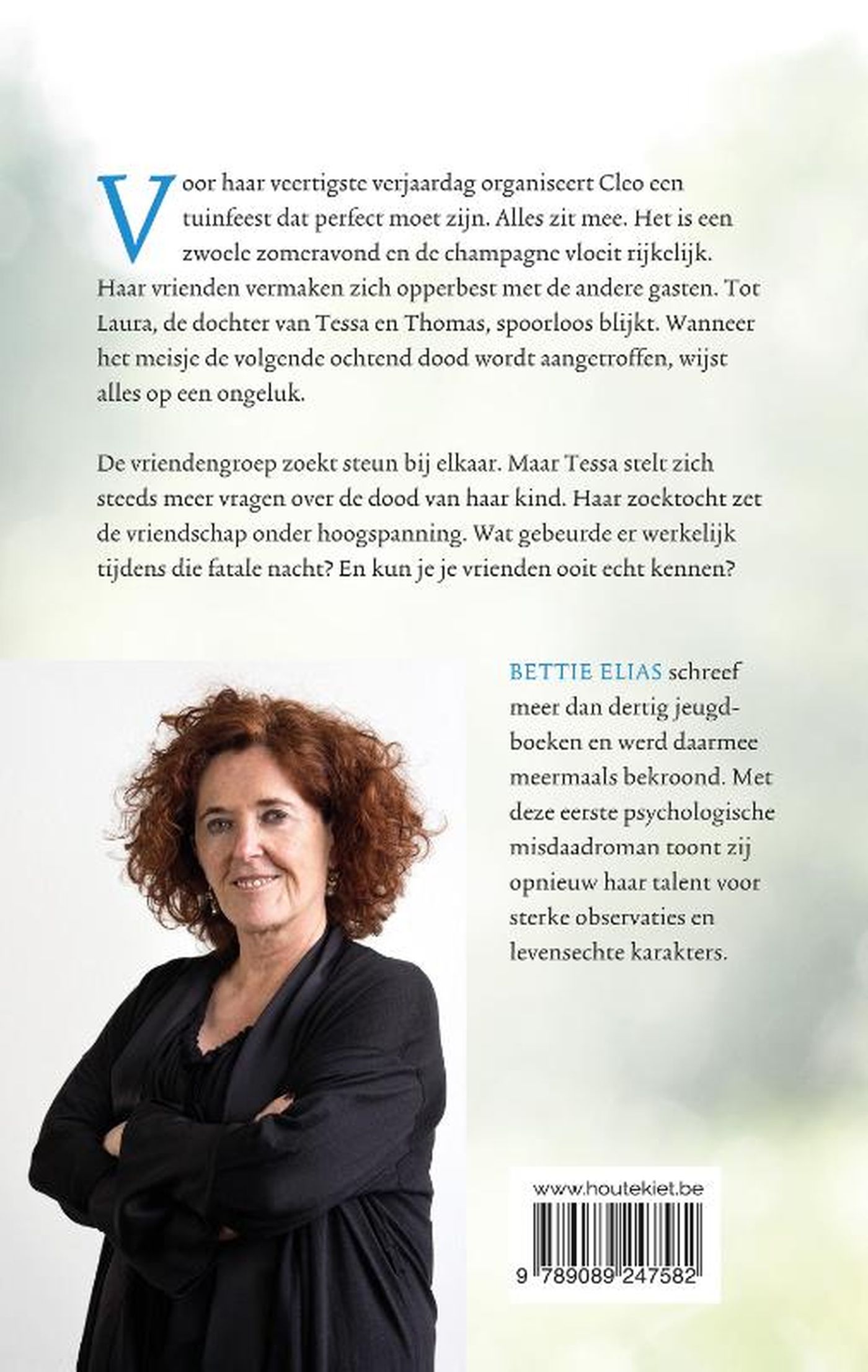 Achterkant van Het tuinfeest