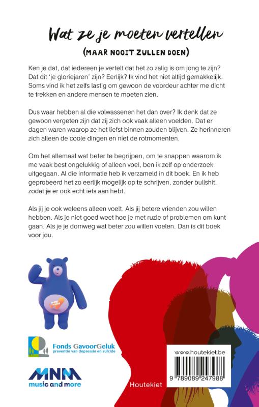 Achterkant van Wat ze je moeten vertellen (maar nooit zullen doen)