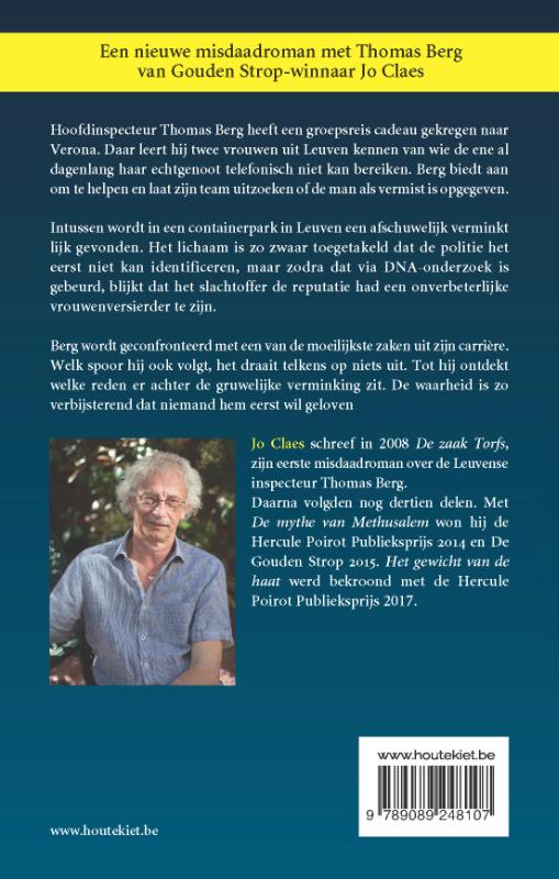 Achterkant van Van de hemel in de hel