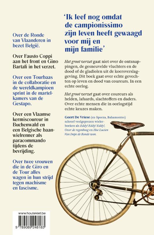 Achterkant van Het groot verzet
