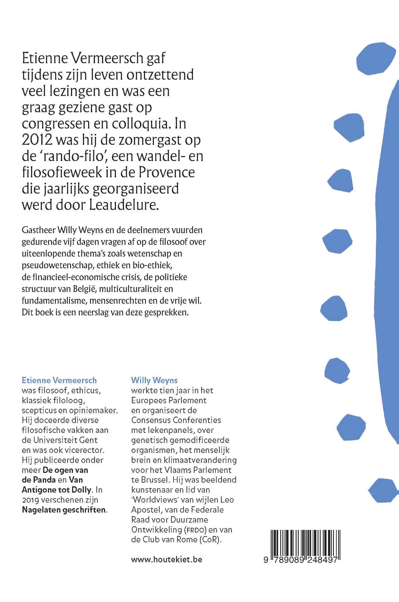 Achterkant van Provençaalse gesprekken