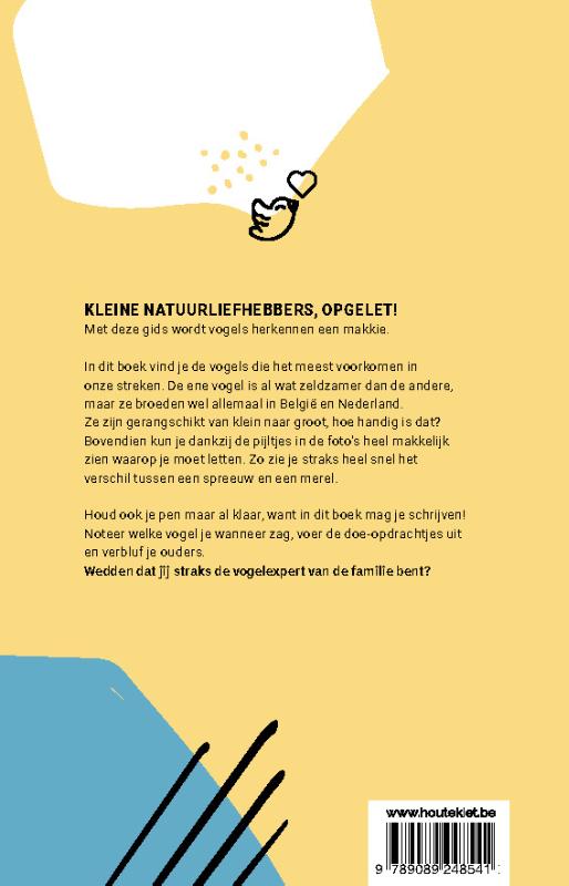 Achterkant van De slimste vogelgids Junior