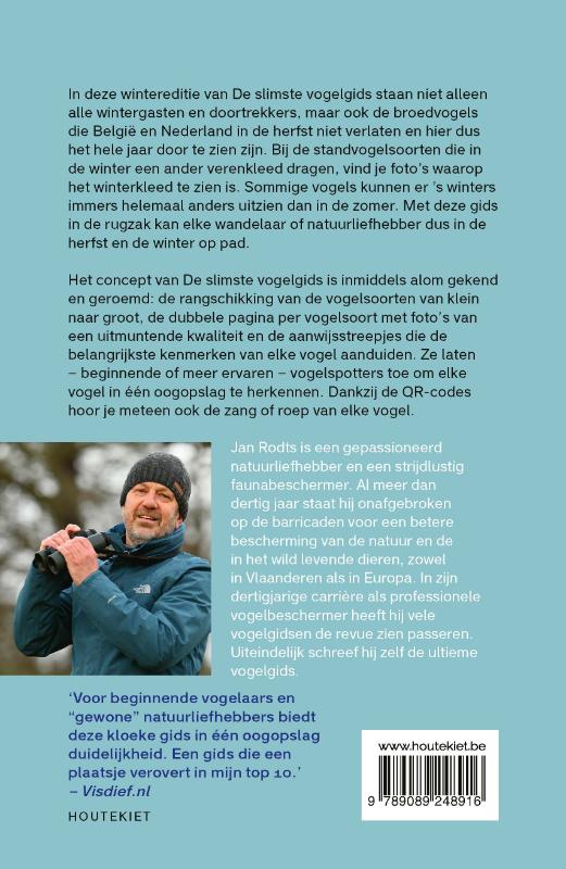 Achterkant van De slimste vogelgids wintereditie