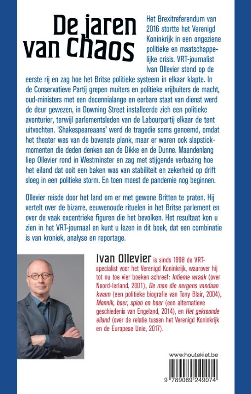 Achterkant van De jaren van chaos