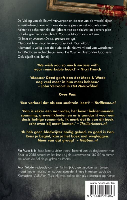Achterkant van In de schaduw van de meester