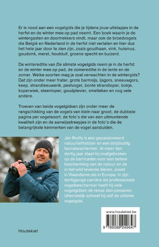 Achterkant van De slimste vogelgids wintereditie