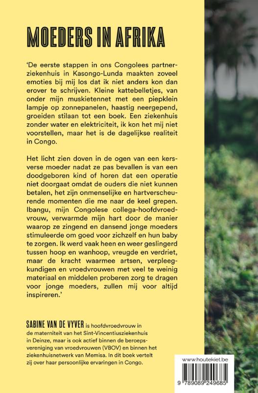 Achterkant van Moeders in Afrika