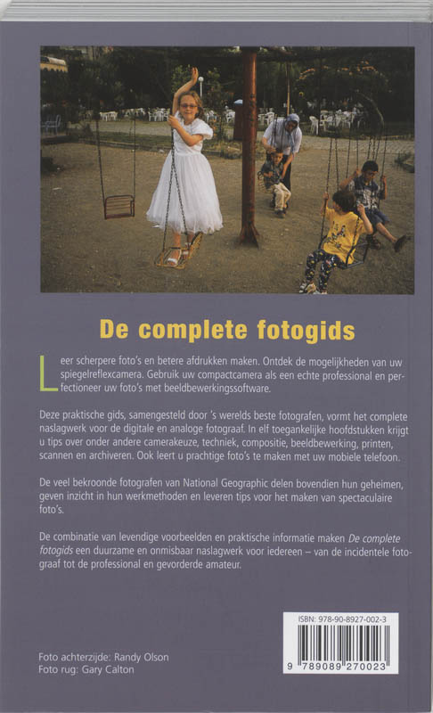 Achterkant van De complete fotogids