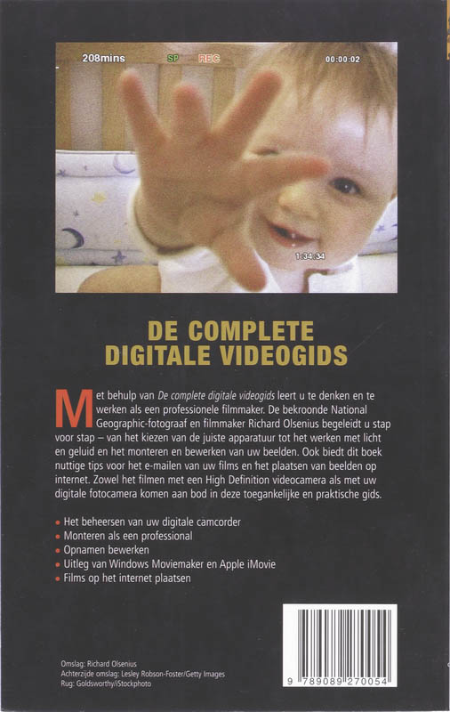 Achterkant van De complete digitale videogids