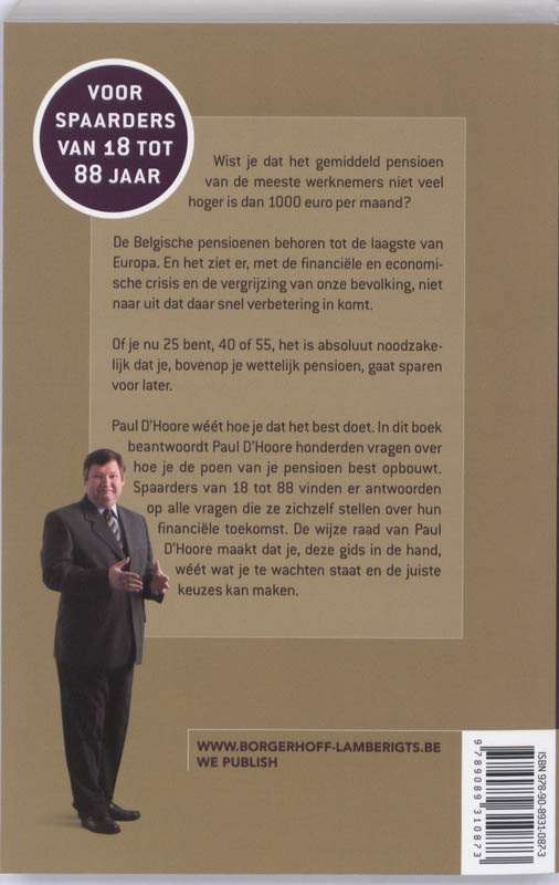 Achterkant van De poen van uw pensioen