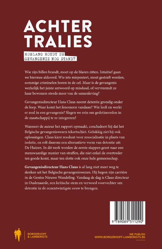 Achterkant van Achter tralies