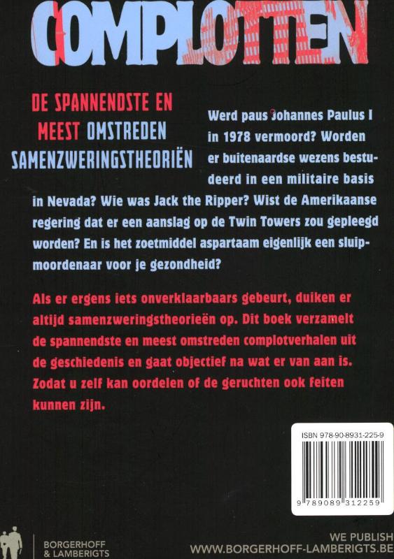 Achterkant van Omnibus Complotten