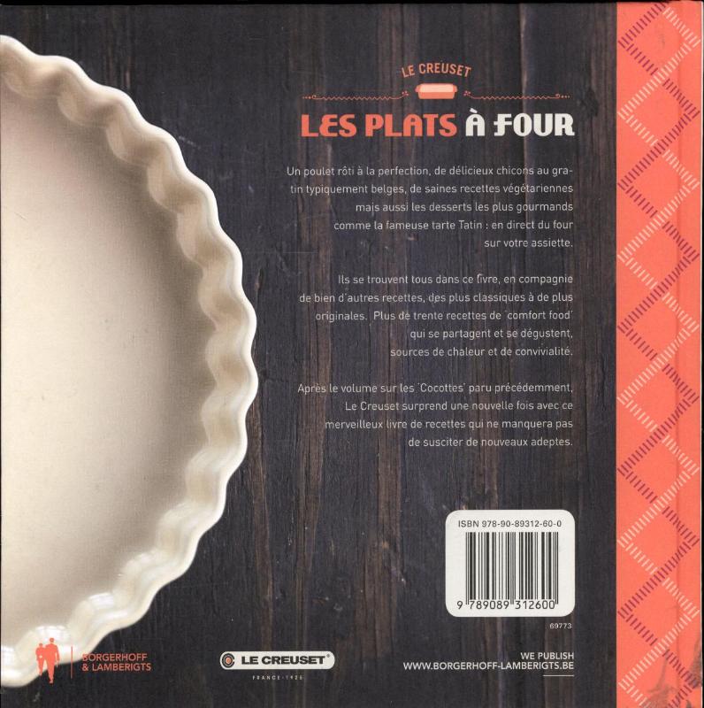 Achterkant van Les plats a four - le creuset