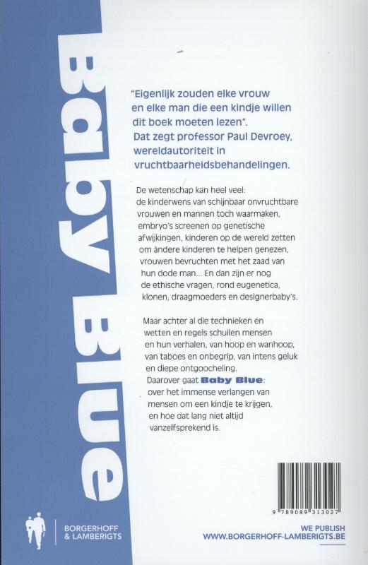 Achterkant van Baby blue