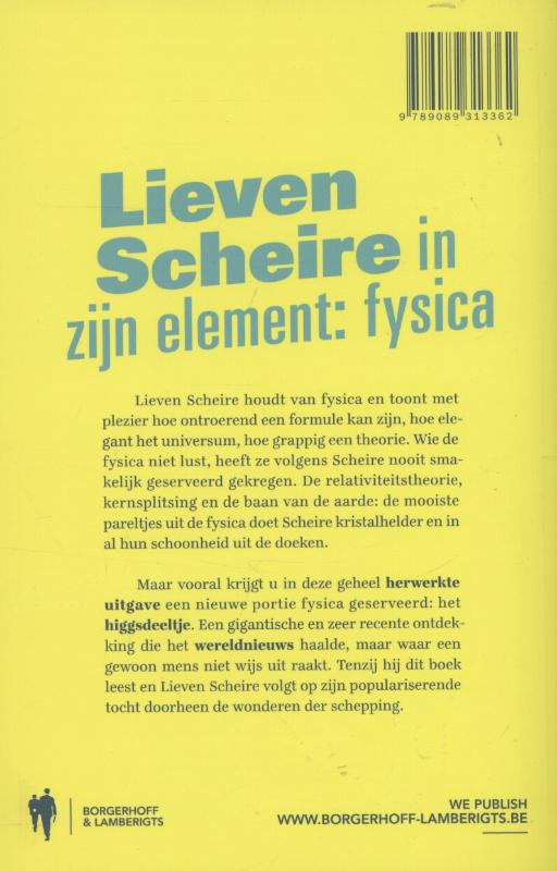 Achterkant van Lieven Scheire in zijn element