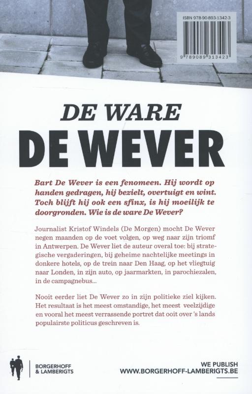 Achterkant van De ware De Wever
