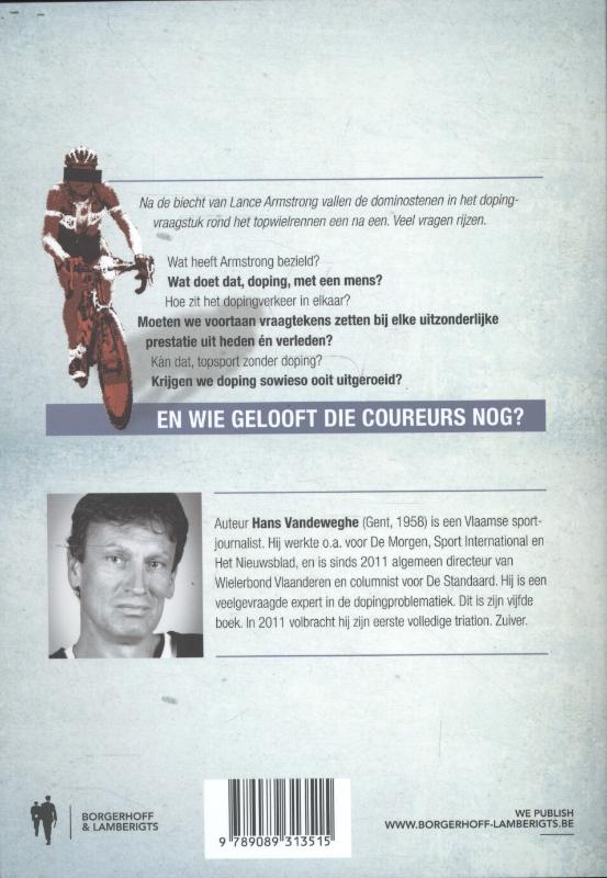 Achterkant van Wie gelooft die coureurs nog