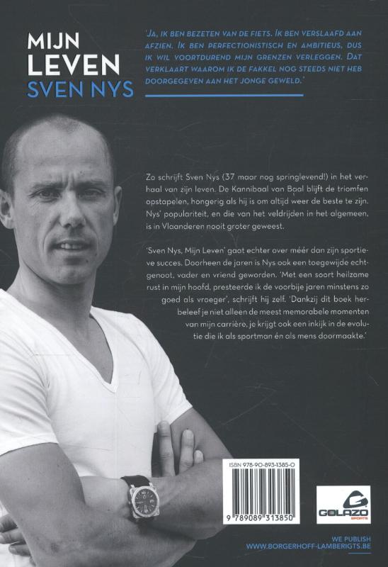 Achterkant van Mijn leven Sven Nys