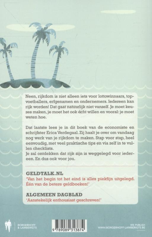 Achterkant van Hoe je rijk wordt en blijft