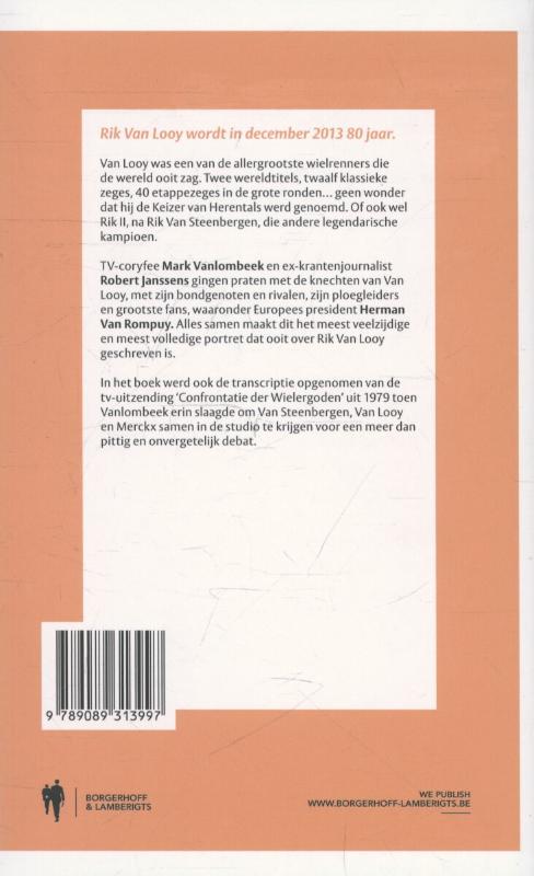 Achterkant van Rik Van Looy