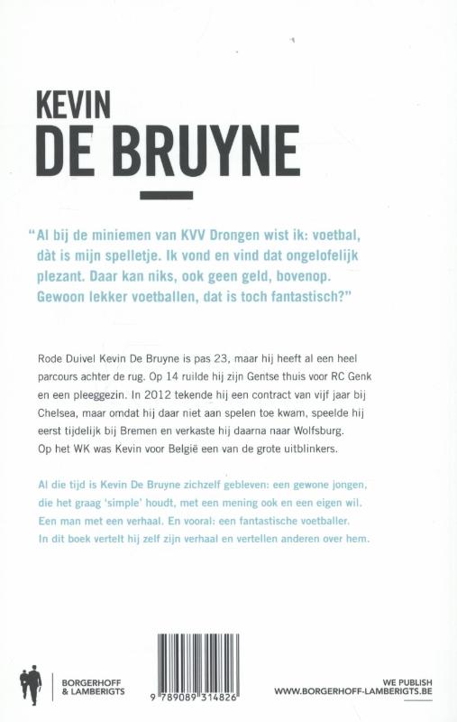 Achterkant van Kevin de Bruyne