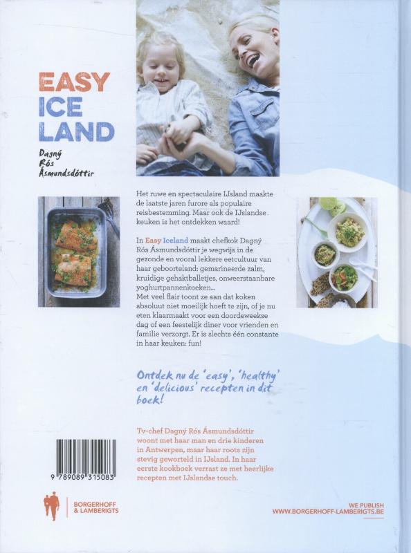 Achterkant van Easy Iceland