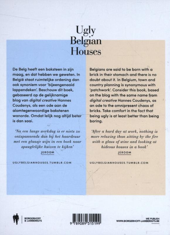 Achterkant van Ugly Belgian Houses