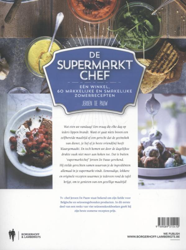 Achterkant van De supermarkt chef