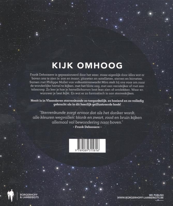 Achterkant van Kijk omhoog