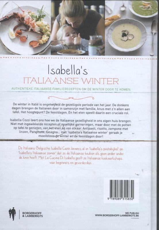 Achterkant van Isabella's Italiaanse winter