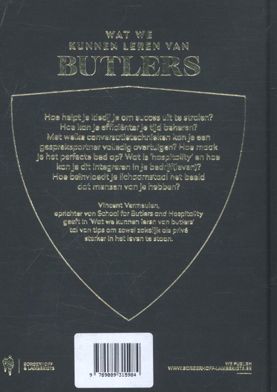 Achterkant van Wat we kunnen leren van butlers