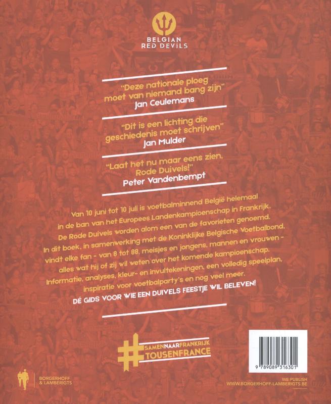 Achterkant van Het officiële fanboek van de Rode Duivels