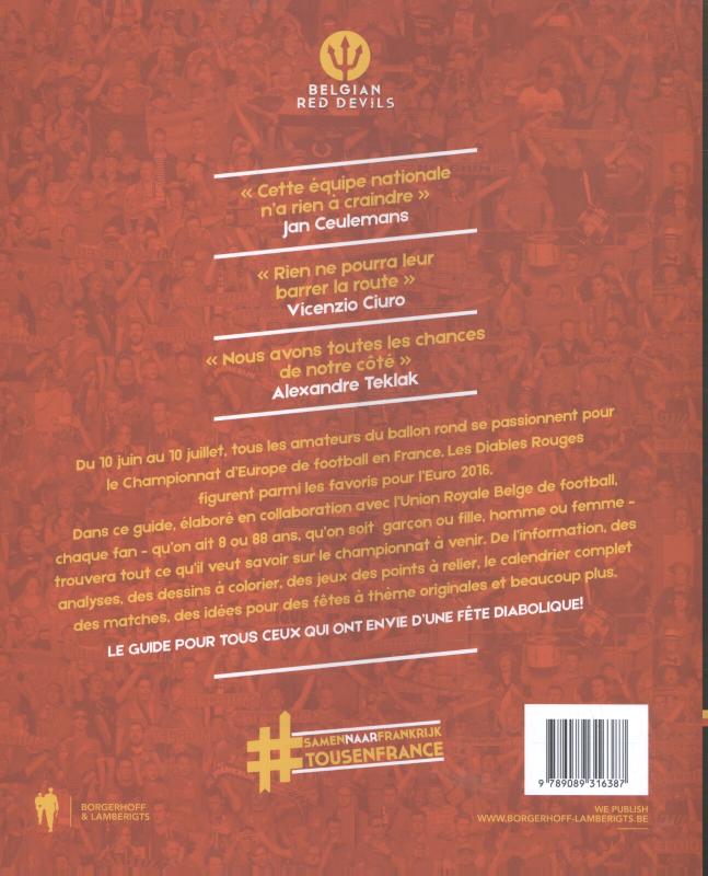 Achterkant van Fanguide officiel des Diables Rouge