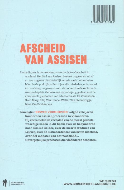 Achterkant van Afscheid van Assisen