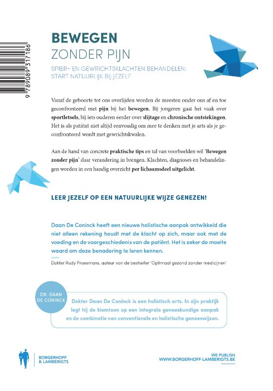 Achterkant van Bewegen zonder pijn
