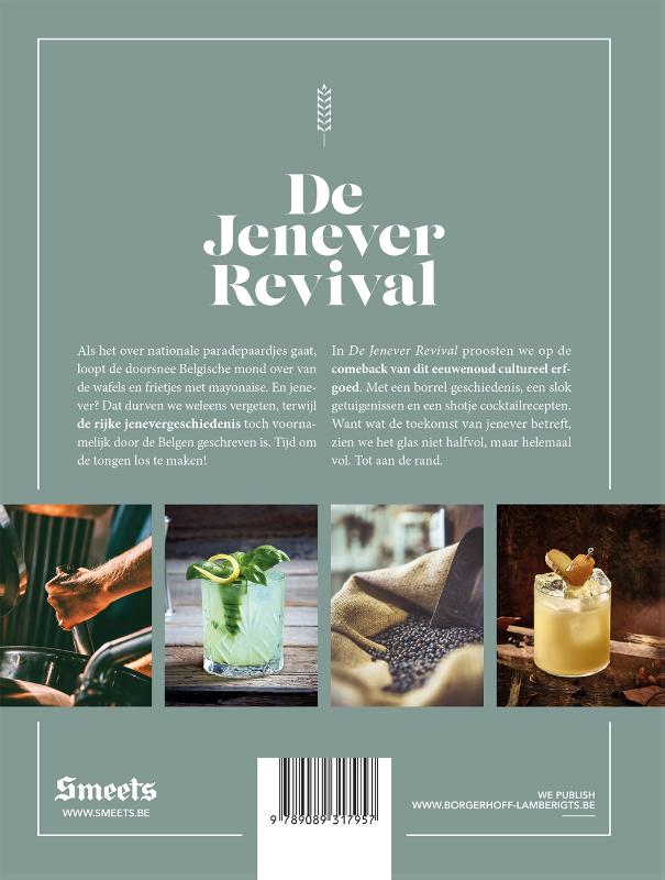 Achterkant van De Jenever Revival