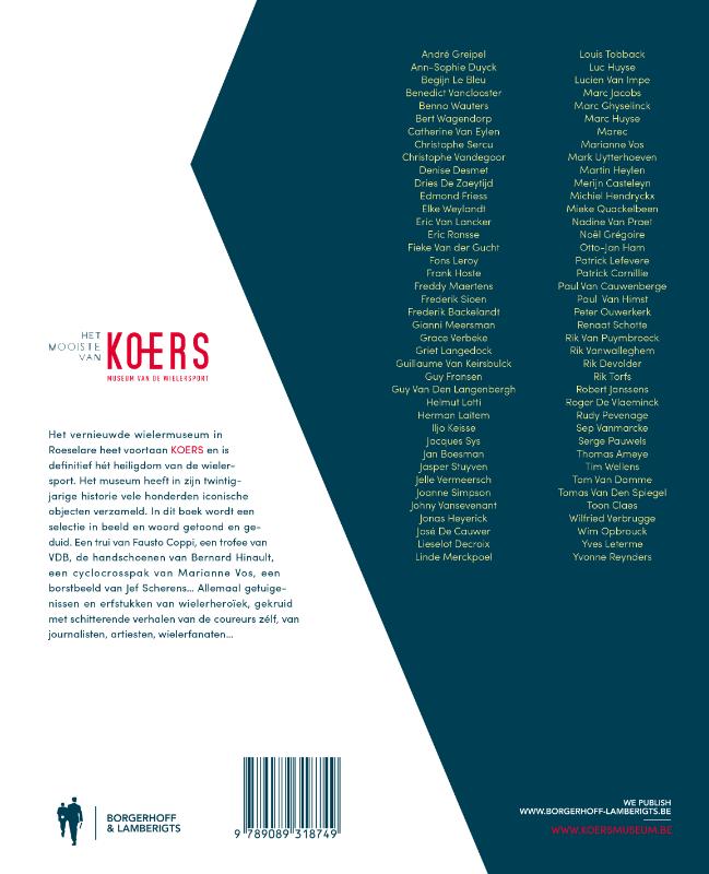 Achterkant van Het mooiste van koers