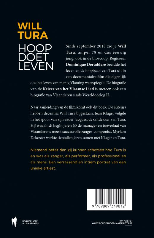 Achterkant van Will Tura