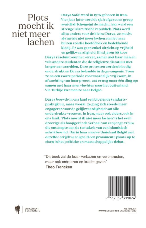 Achterkant van Plots mocht ik niet meer lachen