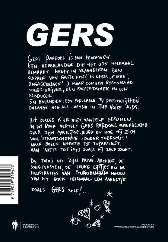 Achterkant van Gers