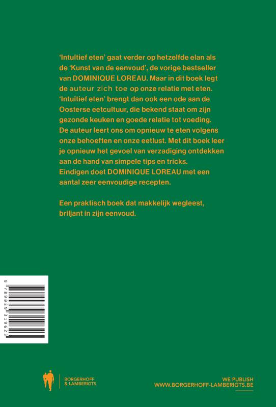 Achterkant van Intuïtief eten