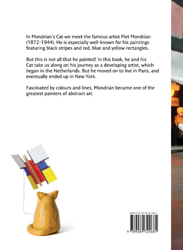 Achterkant van Mondrian's Cat