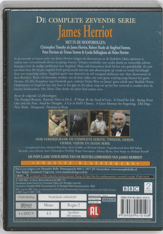 Achterkant van Serie 7