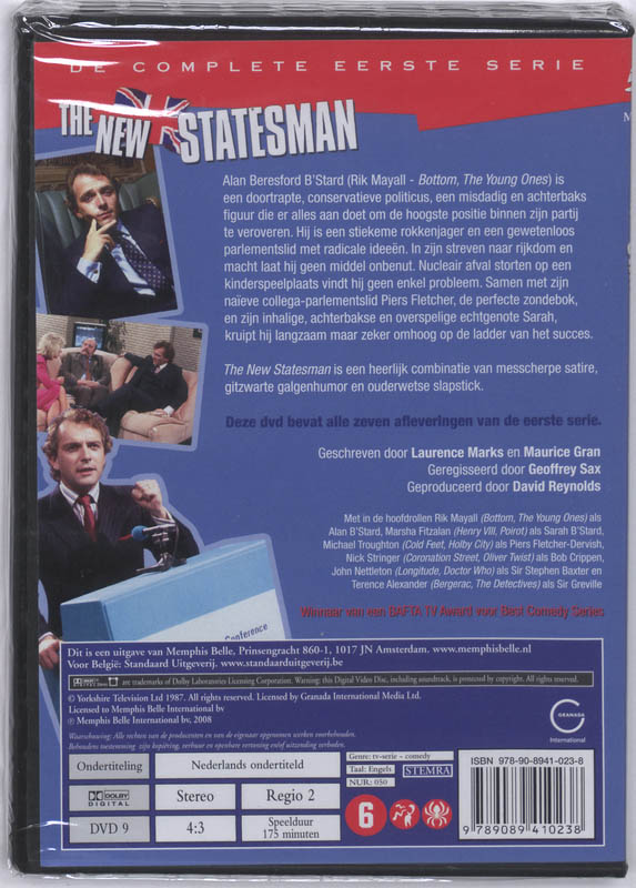 Achterkant van Serie 1